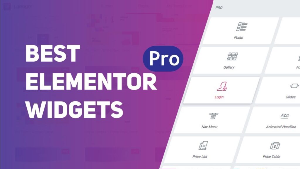 Elementor Pro Widgets