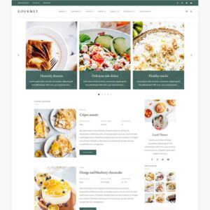 Gourmet - WordPress Food Blog & Recipe Theme
