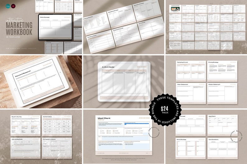 650+ Financial Coaching Bundle CANVA / Financial Freedom Templates with Real Content 650+ Financial Coaching Bundle CANVA / Financial Freedom Templates with Real Content - Image 4