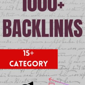 1000+ High Quality SEO BACKLINKS For Your Website | Rank Website on Google | Website SEO