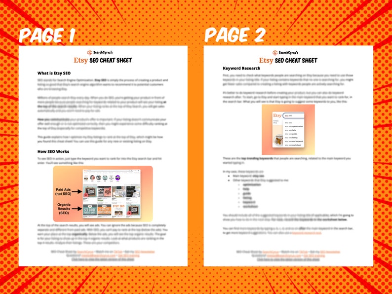 SEO Guide, Listing Self Help Checklist & DIY Title Writing Worksheet, Keyword Optimization Planner, Tutorial, and Handbook for Sellers SEO Guide, Listing Self Help Checklist & DIY Title Writing Worksheet, Keyword Optimization Planner, Tutorial, and Handbook for Sellers - Image 4
