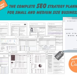 The Complete SEO Strategy Planner for small and medium size Businesses.