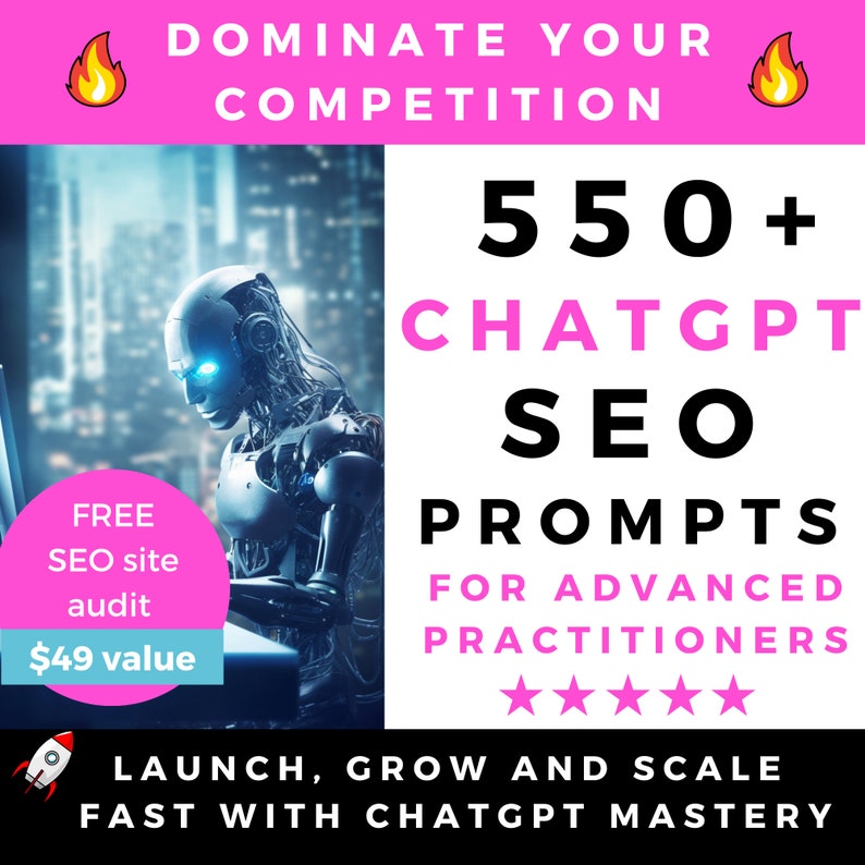 Advanced Chat GPT SEO Prompts | SEO Guidance Seo Productivity ChatGPT Prompts Seo Small Business Seo-Guide Seo Optimization
