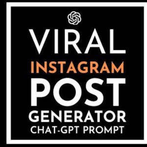 ChatGPT Immediate: Viral Instagram Publish Generator, Instagram Progress, Automated Content material Creation, Hashtag-Caption-Publish Generator, Automated Publish