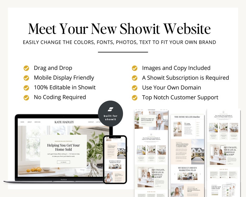 Real Estate Showit Website | Real Estate Agent Website Template | Showit Website Template | Website for Real Estate Marketing | Real Estate Real Estate Showit Website | Real Estate Agent Website Template | Showit Website Template | Website for Real Estate Marketing | Real Estate - Image 2