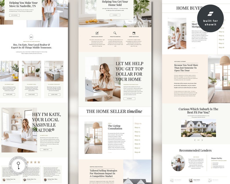 Real Estate Showit Website | Real Estate Agent Website Template | Showit Website Template | Website for Real Estate Marketing | Real Estate Real Estate Showit Website | Real Estate Agent Website Template | Showit Website Template | Website for Real Estate Marketing | Real Estate - Image 4