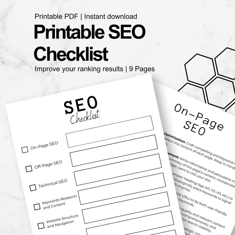 SEO audit checklist PDF Download | Best Practices