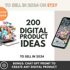 200 Profitable Digital Product Ideas | Master Resell Rights | Make money with Canva and Chat GPT | Profitable Niches | Passive Income 2024