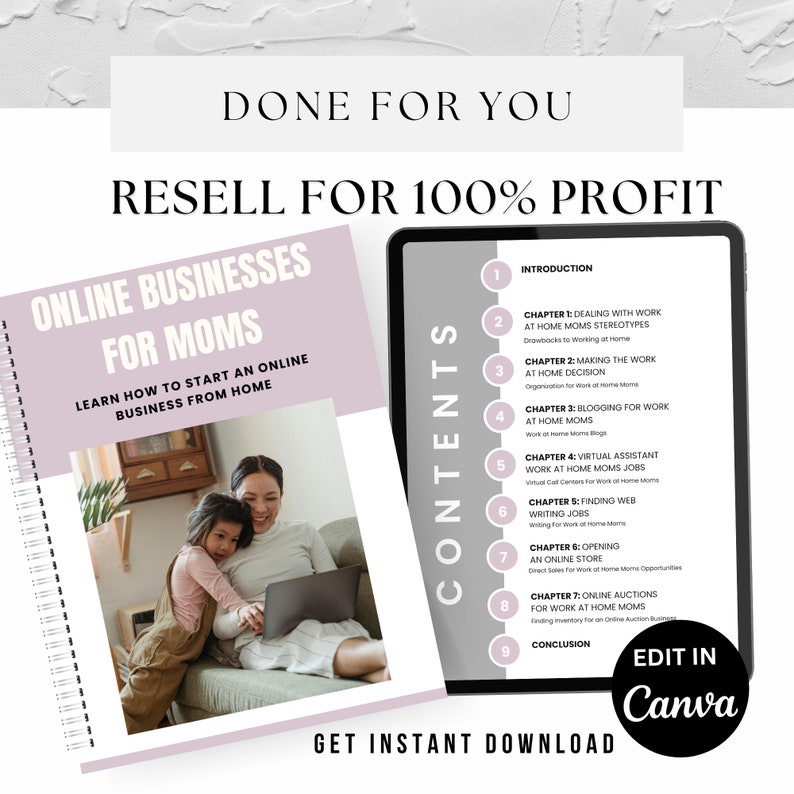 How to Start Your Online Business Passive Profit Guide PLR Product Master Resell Rights Online Business Ebook for Mom Done For You MRR Ebook How to Start Your Online Business Passive Profit Guide PLR Product Master Resell Rights Online Business Ebook for Mom Done For You MRR Ebook - Image 2