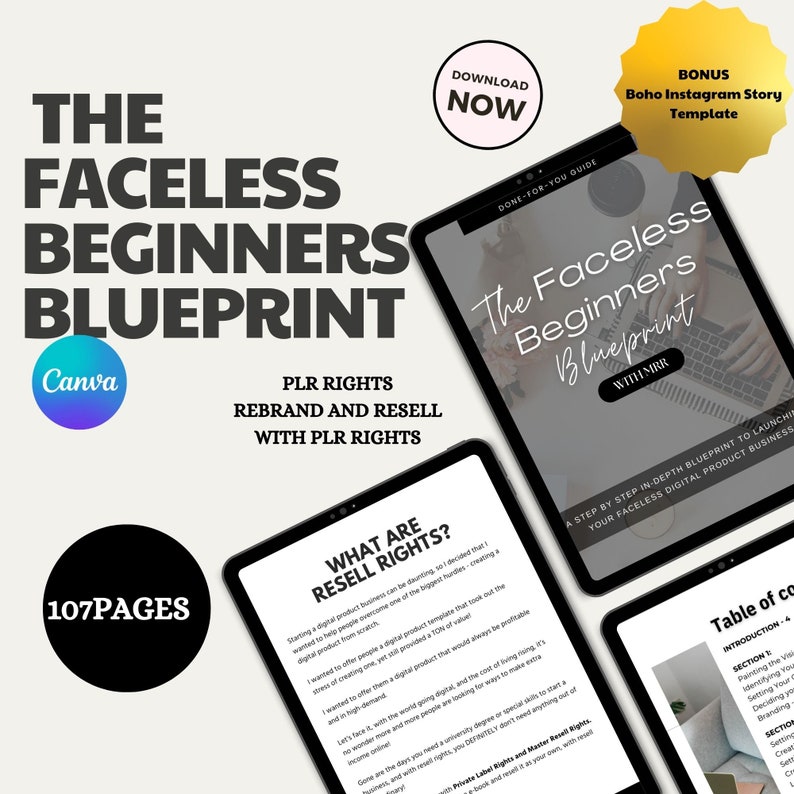 Faceless Digital Marketing Guide: Done for You with Master Resell Rights MRR), Private Label Rights (PLR), Faceless Freebie/Lead Magnet, DFY Faceless Digital Marketing Guide: Done for You with Master Resell Rights MRR), Private Label Rights (PLR), Faceless Freebie/Lead Magnet, DFY - Image 4