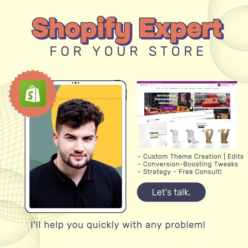 Shopify Store Design & Edits | Expert Help | Boost Your Sales
