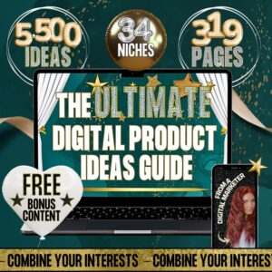 5,500 Digital Product Ideas For Small Online Business Ideas To Make Money Online Side Hustle Ideas Passive Income Ideas For  Bestsellers