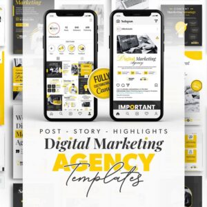 Digital Marketing Agency Templates, Business Marketing Templates, Social Media Manager Templates, Tips, Infographic, Canva