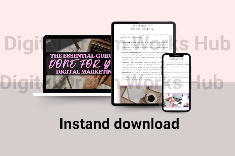 Digital Marketing- A essential Guide to digital marketing | Done ForYou Guide| Resell | Lead Magnet | Freebie | PLR Included Digital Marketing- A essential Guide to digital marketing | Done ForYou Guide| Resell | Lead Magnet | Freebie | PLR Included - Image 2