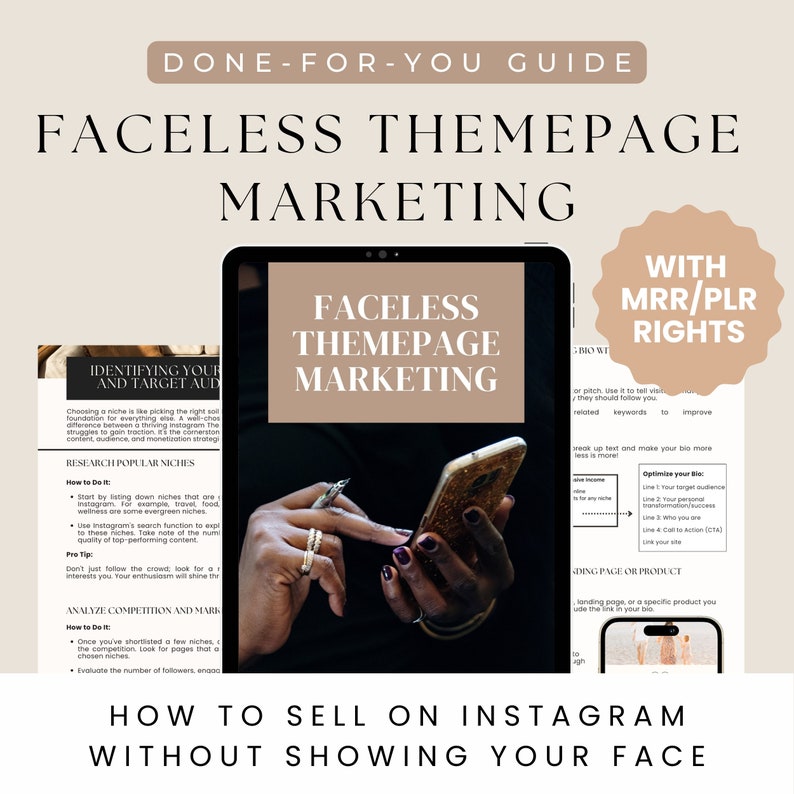 PLR Ebook PLR Digital Product Master Resell Rights Digital Marketing MRR Template Passive income Ebook Faceless Marketing Resell rights