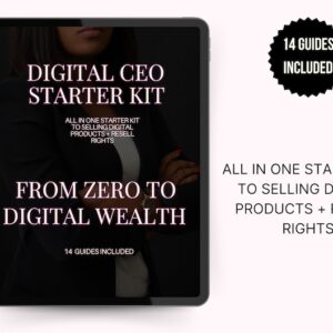 Digital Marketing Starter Kit: 14+ done-for-you digital marketing guides with Private label rights (PLR) for fast track success