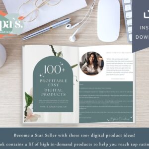 100+ Digital Products Ideas To Create And Sell Today For Passive Income,  Digital Downloads Small Business Ideas and Bestsellers to Sell