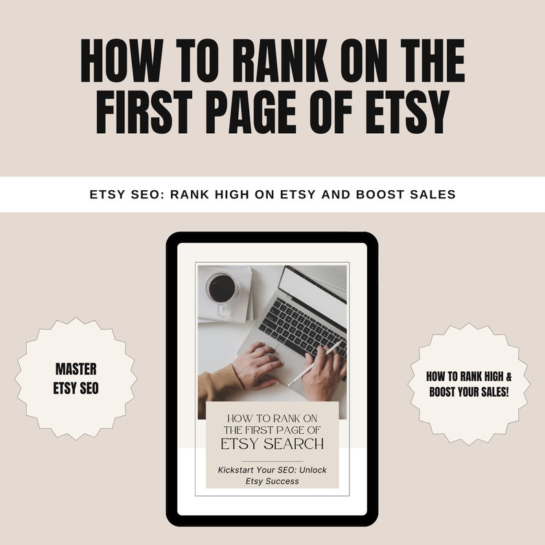 SEO - How To Rank On The First Page of  Search eBook - Rank High  and Boost Sales - Kickstart Your SEO: Unlock  Success