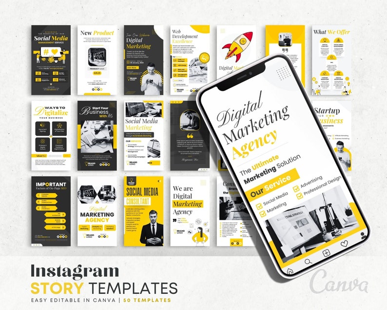 Digital Marketing Agency Templates, Business Marketing Templates, Social Media Manager Templates, Tips, Infographic, Canva Digital Marketing Agency Templates, Business Marketing Templates, Social Media Manager Templates, Tips, Infographic, Canva - Image 4