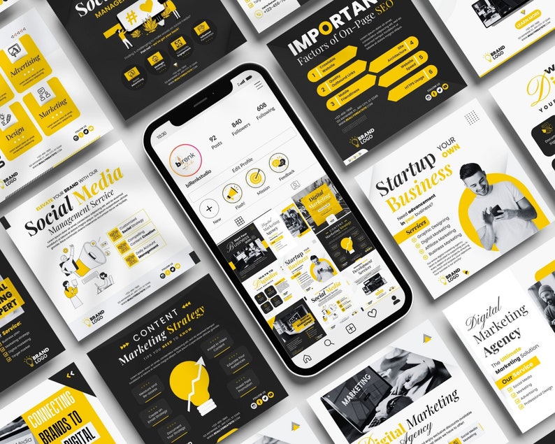 Digital Marketing Agency Templates, Business Marketing Templates, Social Media Manager Templates, Tips, Infographic, Canva Digital Marketing Agency Templates, Business Marketing Templates, Social Media Manager Templates, Tips, Infographic, Canva - Image 3