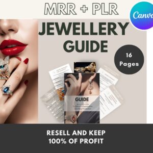 Guide on Ethical & Sustainable Jewellery Production with Master Resell Rights and Private Label Rights | Jewellery Ebook MRR + PLR DFY