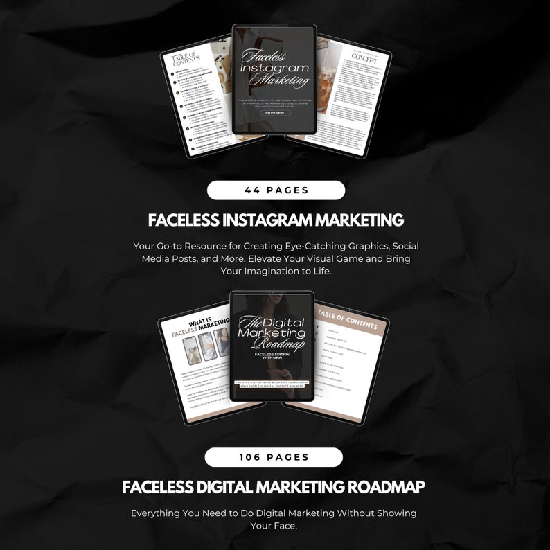 Ultimate Faceless Marketing Bundle With MRR Faceless Digital Marketer MRR Guide PLR Faceless Starter Kit Master Resell Rights Education Ultimate Faceless Marketing Bundle With MRR Faceless Digital Marketer MRR Guide PLR Faceless Starter Kit Master Resell Rights Education - Image 3