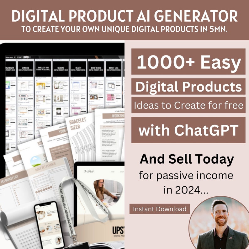 Digital Product Ideas 1000 Plus, How , Chatgpt Prompts, Digital Products Selling Guide, Business Ideas For Passive Income