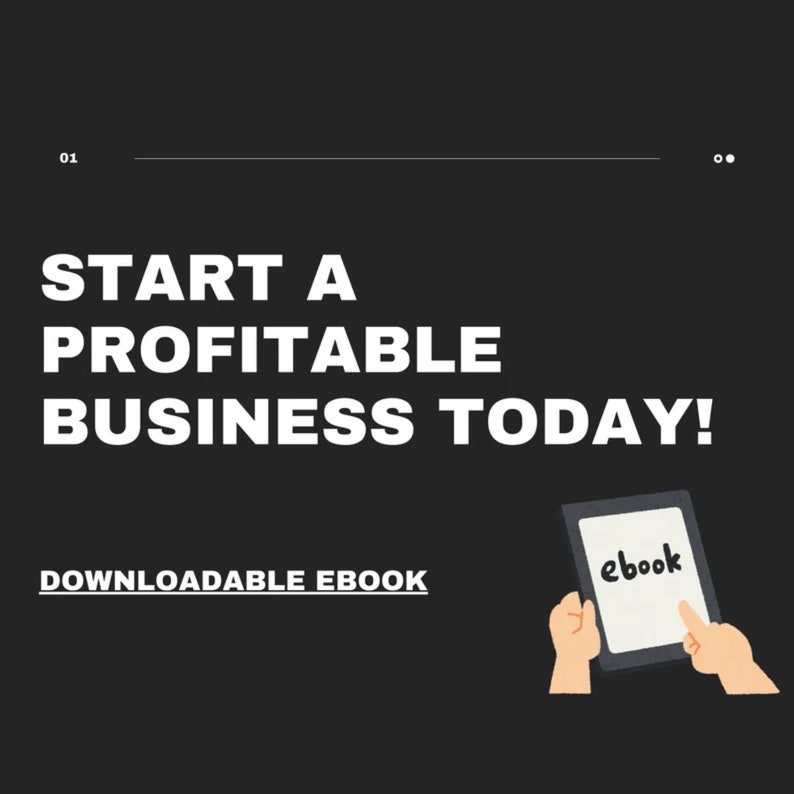 Start a profitable online digital business | eBook download | Learn how to create streams of passive income