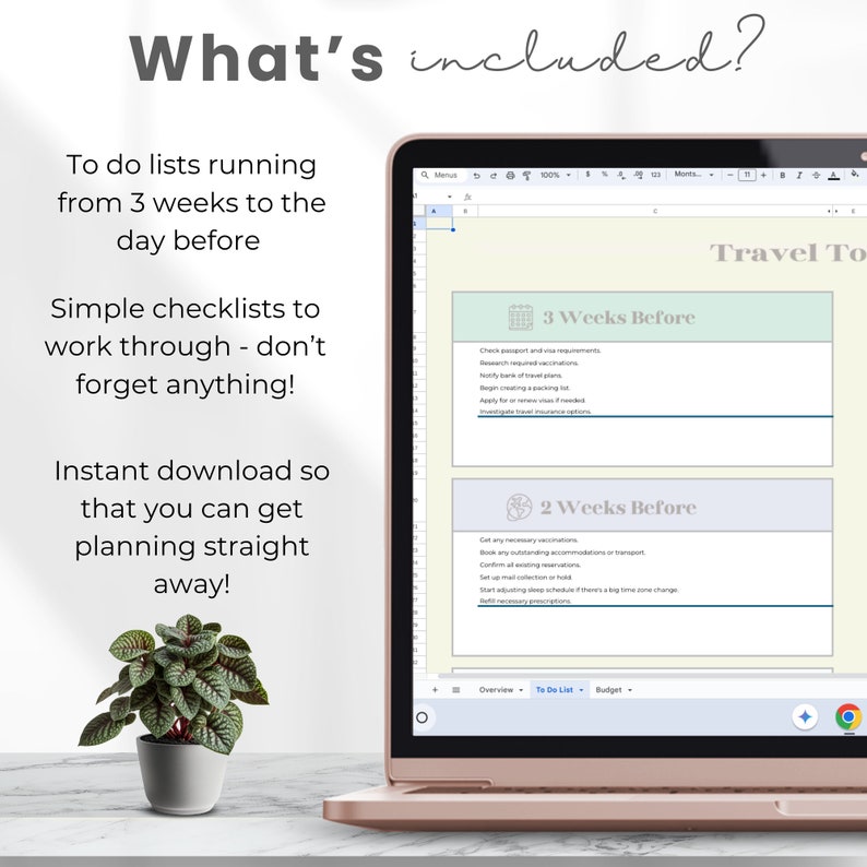 Travel Budget Excel Spreadsheet Travel Checklist Template Vacation Planner Editable Excel Holiday Organizer Google Sheets Travel Expenses Travel Budget Excel Spreadsheet Travel Checklist Template Vacation Planner Editable Excel Holiday Organizer Google Sheets Travel Expenses - Image 3