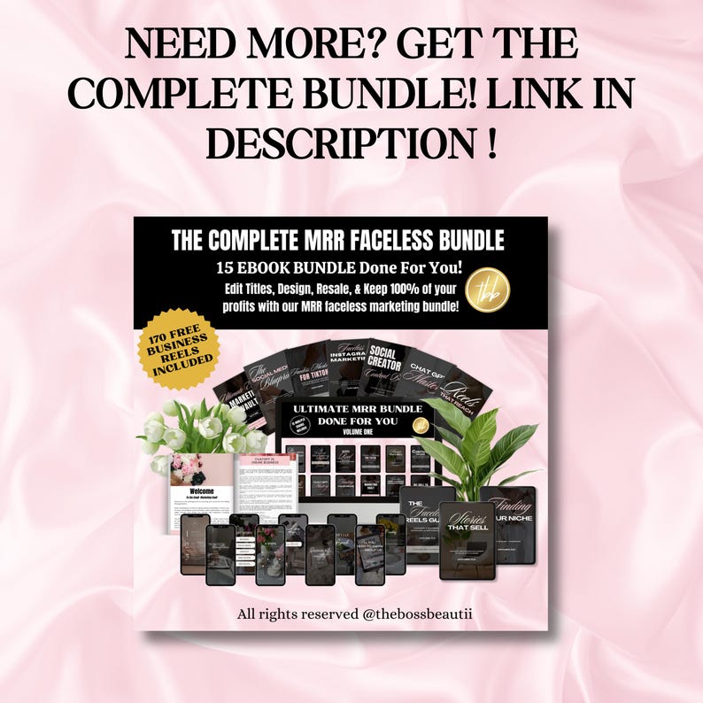 MRR Digital Marketing Playbook with Master Resell Rights MRR & Private Label Rights PLR Done-For-You Digital Products Low Ticket Products MRR Digital Marketing Playbook with Master Resell Rights MRR & Private Label Rights PLR Done-For-You Digital Products Low Ticket Products - Image 4