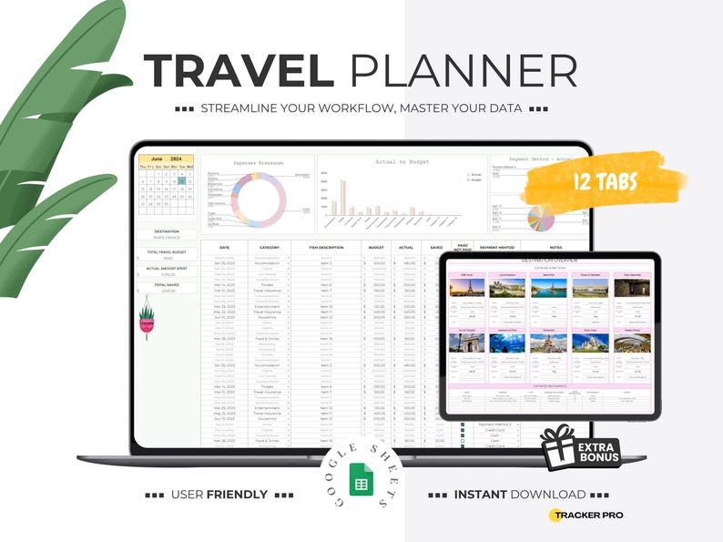 Travel Planner Excel Spreadsheet, Travel Budget Google Sheets, Travel Planning Accommodations, Trip Itinerary, Vacation Plans Google Doc Travel Planner Excel Spreadsheet, Travel Budget Google Sheets, Travel Planning Accommodations, Trip Itinerary, Vacation Plans Google Doc