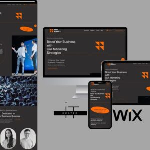 Digital Marketing Agency Wix Template Customizable Website Marketing Strategies Business Growth IT Agency Professional Design for Agencies