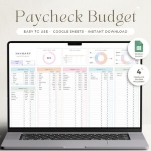 Ultimate Budget by Paycheck Spreadsheet Google Sheets Budget Template Monthly Budget Paycheck Google Sheets Weekly Biweekly Budget Planner