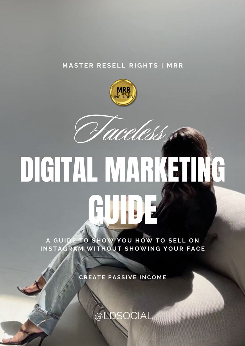 Faceless digital advertising and marketing information with MRR grasp resell rights - make immediate revenue in a single buy - aspect hustle - additional revenue Faceless digital advertising and marketing information with MRR grasp resell rights - make immediate revenue in a single buy - aspect hustle - additional revenue