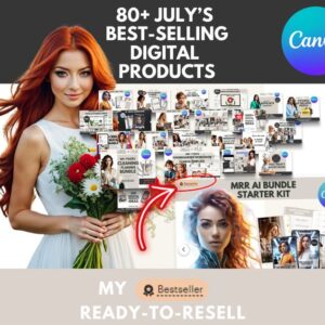 July Best-selling Digital Products Mega Bundle Starter Kit with Master Resell Rights | MRR & PLR Digital Marketing Bundle Vault Done-For-You