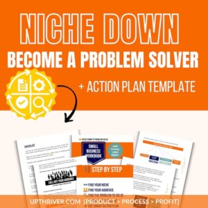 Small Business Workbook: How to Niche Down, Become a Problem Solver and Earn Passive Income PLR