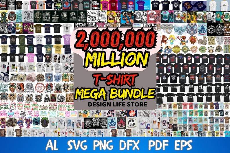 2,000,000+ Mega SVG Bundle - T-shirt Designs, 53GB - SVG Information for Cricut, Silhouette Lower Information, Clipart, SVG for Shirts,Cricut Appropriate 2,000,000+ Mega SVG Bundle - T-shirt Designs, 53GB - SVG Information for Cricut, Silhouette Lower Information, Clipart, SVG for Shirts,Cricut Appropriate - Image 3