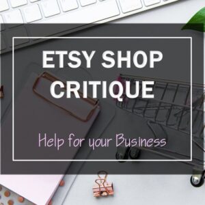 Shop Critique and Optimization, Boost Sales & Visibility, Expert Review and Tips