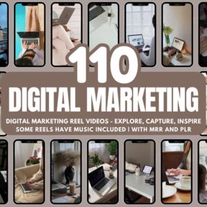 110 digital marketing reels digital marketing mindset videos digital marketing plr mrr digital marketing reels work from home freelance reel