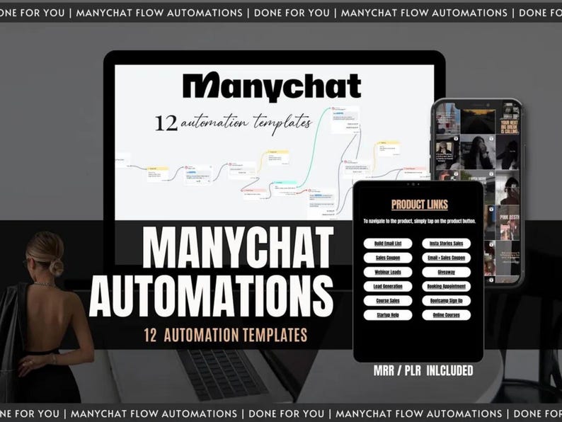 Manychat Automation Flows: Email Marketing Automation | Manychat Automation Templates | Master Resell Rights + Private Label Rights Manychat Automation Flows: Email Marketing Automation | Manychat Automation Templates | Master Resell Rights + Private Label Rights