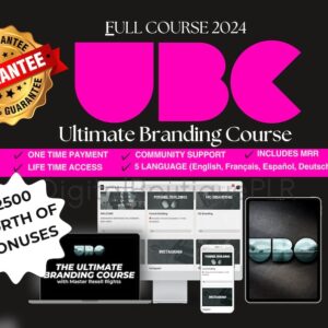 UBC Ultimate Branding Course Full Course Master Resell Rights MRR Digital Marketing Course PLR Resell for Profit mrr Course plr course dfy