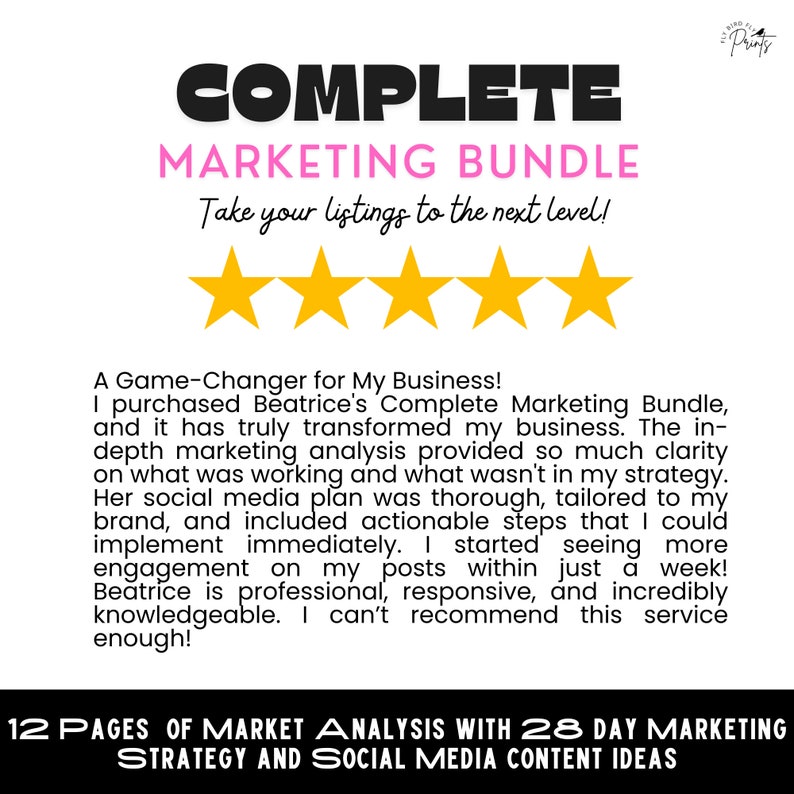 Complete Marketing Bundle | In-Depth Market Analysis & 28-Day Strategic Plan | Business Growth Toolkit | SEO Optimized