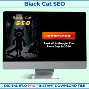 Black Cat SEO | SEO Secrets Unraveled | Black Hat SEO For Beginners | With This System, You Can Become A 'Free Traffic Guru'! License plr