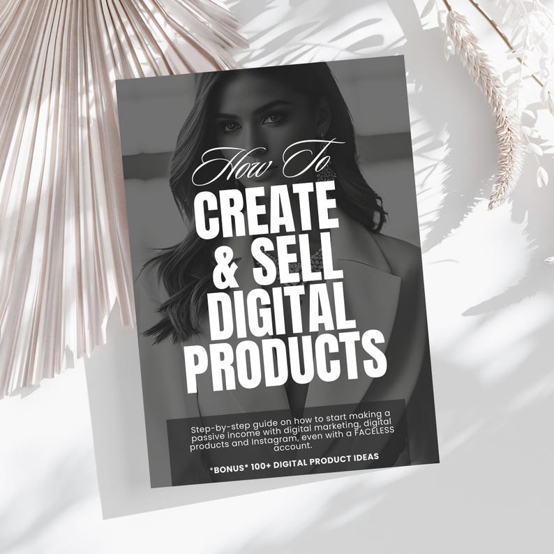 PLR Ebook | How To Create and Sell Digital Products | Lead Magnet | Master Resell Rights | Private Label Rights | Done For You