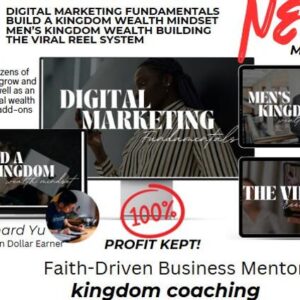 KINGDOM COACHING COURSE Christian Based Digital Marketing Online Business Set Up. MRr Resell Faceless Bonus 1000 Inspirational Reels