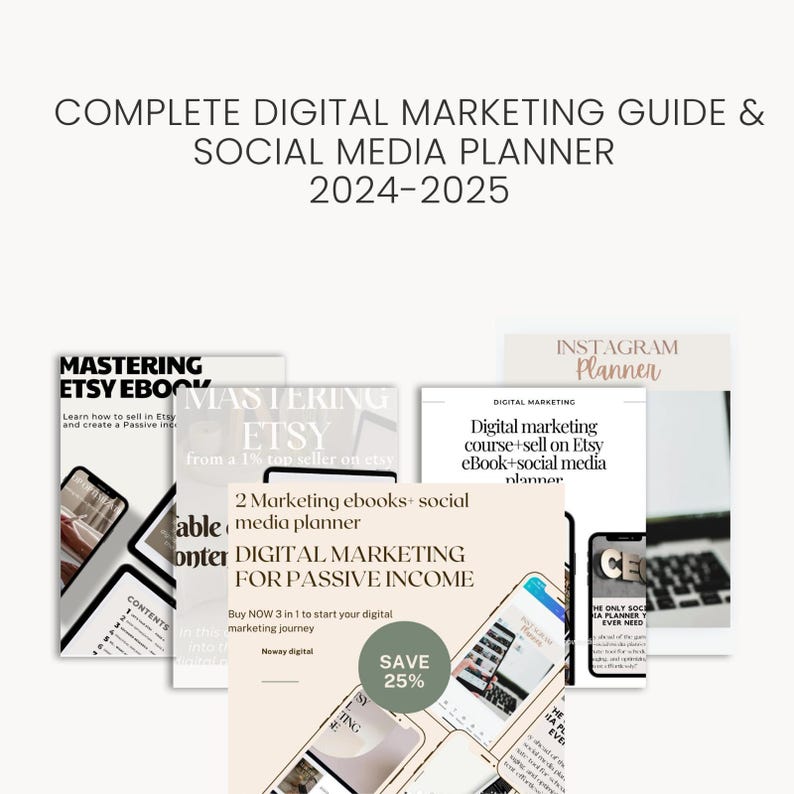 Seller Mastery: Digital Marketing & Social Media Planner Course- plr digital products, social media marketing