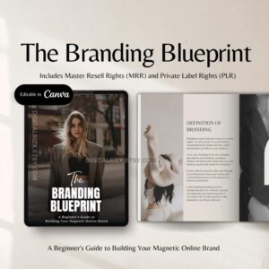 The Branding Blueprint with Master Resell Rights MRR and Private Label Rights PLR Build your Brand Guide Done for You Branding Guide Digital