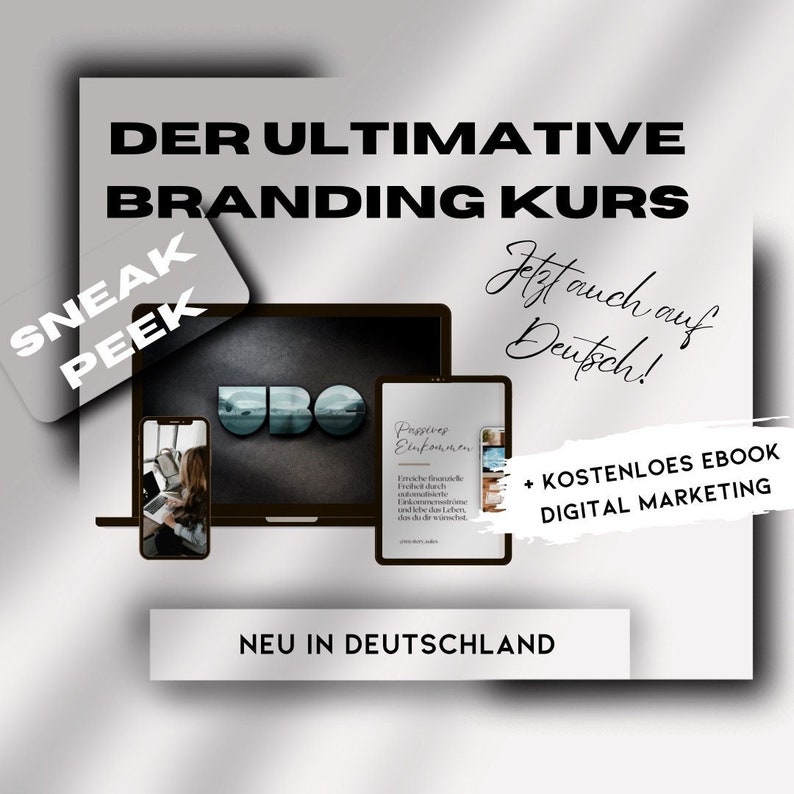 UBC Course - The Ultimate Branding Course - NEW in Germany! Sneak Peak!!!