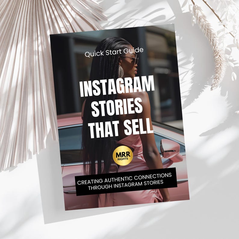 Instagram Stories That Sell | PLR Ebook | Lead Magnet | Social Media Marketing | Digital Marketing | Faceless Marketing | Digital Product