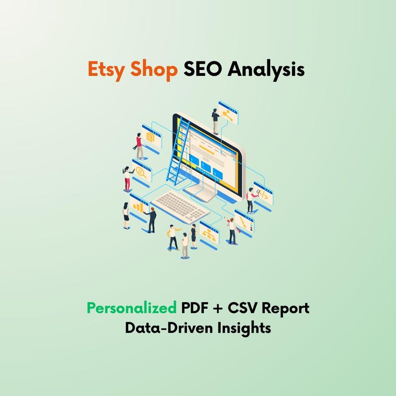 Personalized  Shop SEO Analysis - Audit with Competitor & Price Trends Report PDF CSV